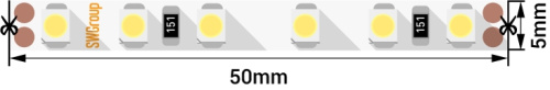 Светодиодная лента  SWG3PT120-24-9.6-W