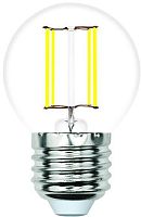 Лампочка светодиодная филаментная LED-G45-SLF LED-G45-7W/4000K/E27/CL/SLF