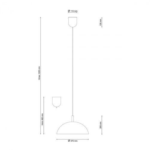 Подвесной светильник Palla Palla 1090.1 bianco фото 3