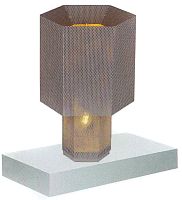 Интерьерная настольная лампа 130 KM0130P-1 silver