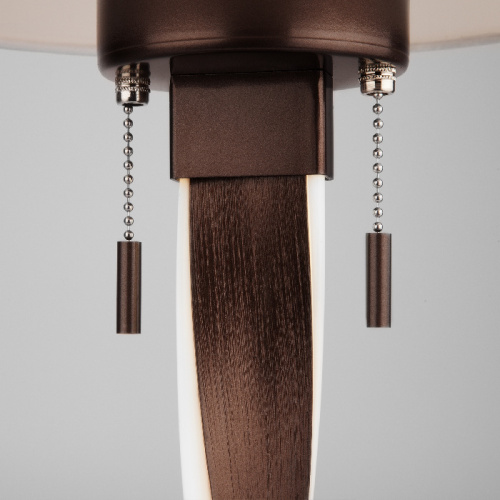 Интерьерная настольная лампа Titan 991 белый / коричневый фото 3