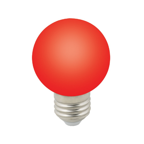 Лампочка светодиодная  LED-G60-3W/RED/E27/FR/С