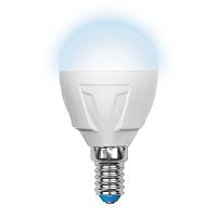 Лампочка светодиодная  LED-G45-7W/NW/E14/FR PLP01WH картон