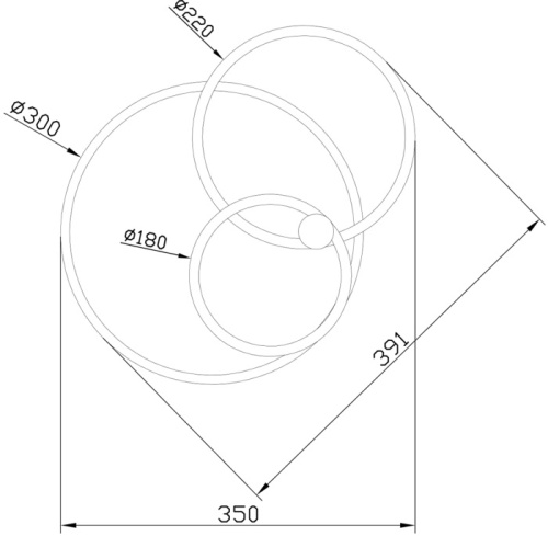 Потолочный светильник CONTOUR 10213/2LED BL White фото 3