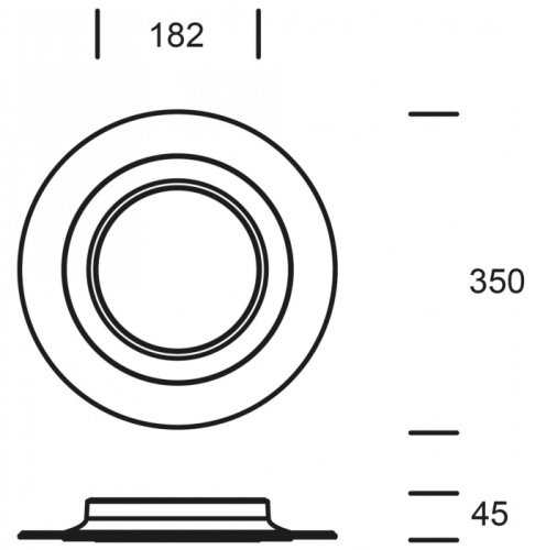 Настенно-потолочный светильник Orbit 401010 фото 3