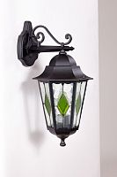 Настенный фонарь уличный PETERSBURG lead GLASS 79802lg Bl