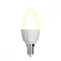 Лампочка светодиодная  LED-C37 7W/3000K/E14/FR/DIM PLP01WH картон