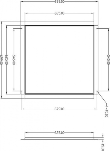Рамка для светильника Frame for plaster 930232 фото 2