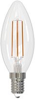 Лампочка светодиодная филаментная LED-C35-SLF LED-C35-5W/3000K/E14/CL/SLF