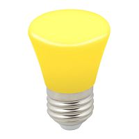 Лампочка светодиодная  LED-D45-1W/YELLOW/E27/FR/С BELL