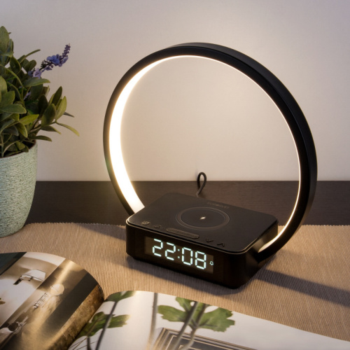 Интерьерная настольная лампа Timelight 80505/1 черный фото 2