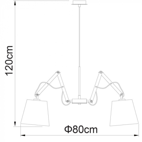 Подвесная люстра Pinocchio A5700LM-5WH фото 3