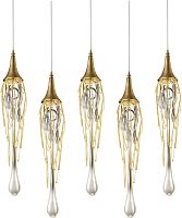 Подвесной светильник Goddess Tears P68009L-5 gold