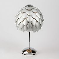 Интерьерная настольная лампа Cedro 01099/1 серебряный / хром