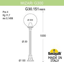 Наземный фонарь GLOBE 300 G30.151.000.VZF1R
